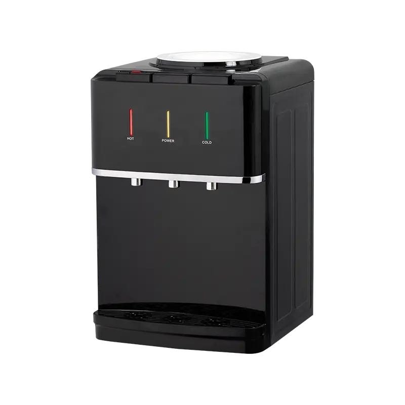 Dispensador de água de mesa preto quente e frio YR-2508T/YLR-2508T