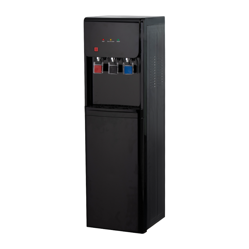 YX-2506/YLX-2506 Dispensador de água preto tipo inferior com três saídas