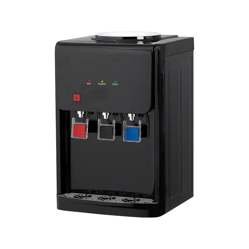 Dispensador de água de mesa doméstico preto YR-2506T/YLR-2506T