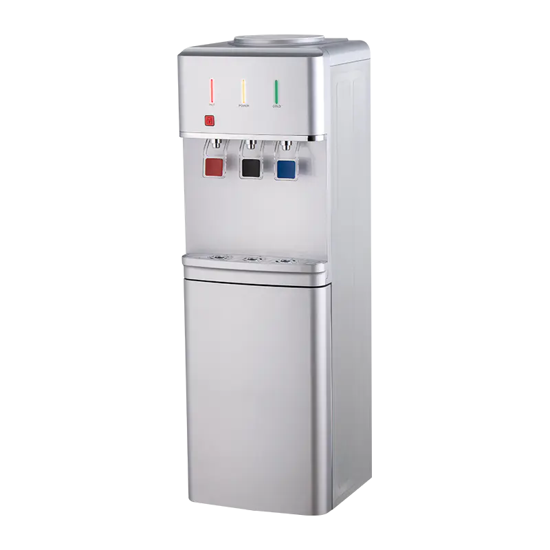 YR-2509/YLR-2509/YLR-2509Y Distribuidor de água vertical de três saídas prateado