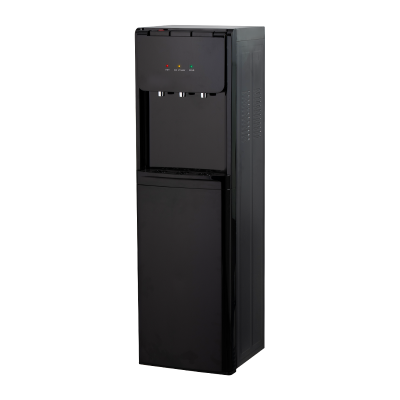YX-2505/YLX-2505 Dispensador de água refrigerado preto montado na parte inferior
