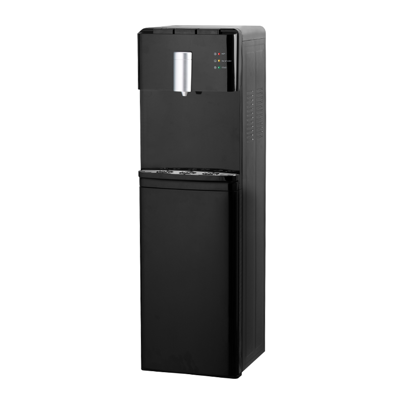 YX-2507/YLX-2507 Dispensador de água preto frio/quente/temperatura normal montado na parte inferior